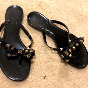 Valentino Rock Stud flip flops
